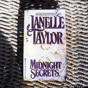 Midnight Secrets by Janelle Taylor (1992) Vintage Historical Romance ~ Used Book, Paperback