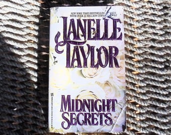 Midnight Secrets by Janelle Taylor (1992) Vintage Historical Romance ~ Used Book, Paperback