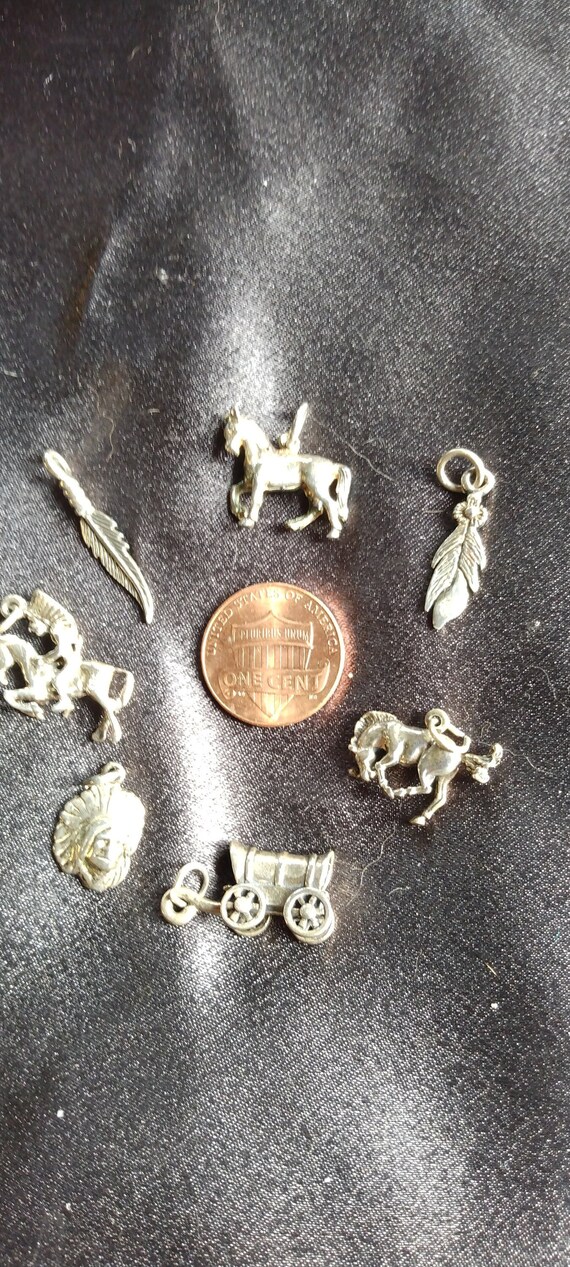 Assortment of Sterling Silver Charms or Pendants 7
