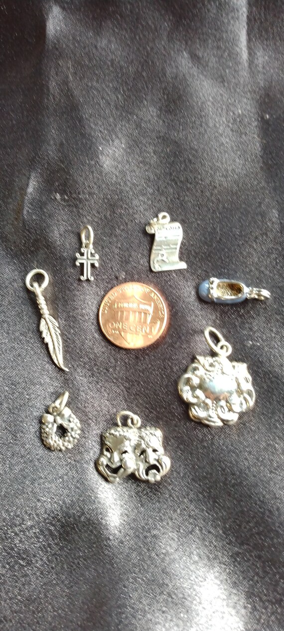 Assortment of Sterling Silver Charms or Pendants 7