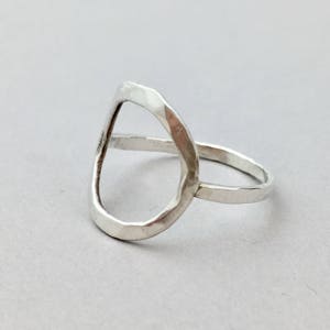 Circle Ring Silver, Infinity Ring, Eternity Ring, Silver Rings
