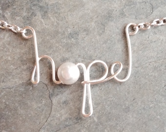 Sterling Silber Hope Halskette: Swarovski Kristall Geburtsstein, Schmuck