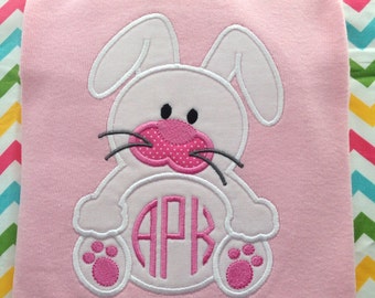 Easter Shirt - Easter Bunny Monogram