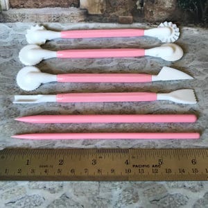 Sculpting tools set for polymer clay, Fondant Cake Decorating tools, Flower Modelling Tools, Fondant Gum Paste Tool set, Clay Modeling Tools