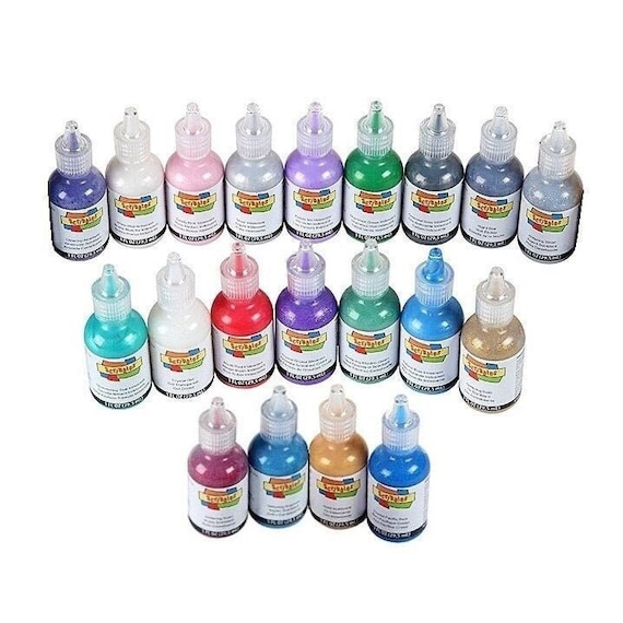 Scribbles 3D Fabric Paint - Shiny White 1 oz.