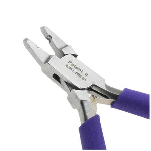 The Beadsmith® Magical Crimper tools, crimp forming pliers for jewelry, rosary bead crimping, 2mm crimp tube, tubular crimps for flex wire