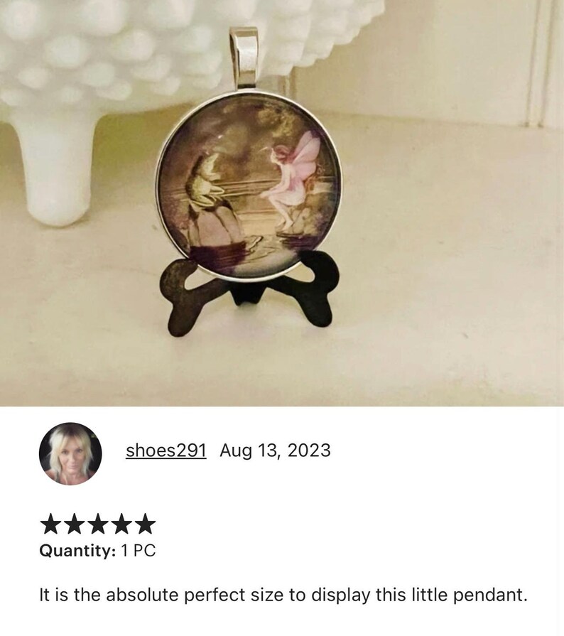 unique rusty miniature plate stand, tiny display, roombox, diorama, mini picture book holder for doll, 1:12 scale dollhouse, handmade in USA afbeelding 12