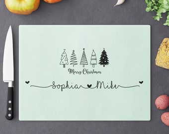 Personalized tempered Glass Cutting Boards, Tempered Cutting board, Personalized Glass Cutting Boards, Grandma Mother Day Gift, Photo board