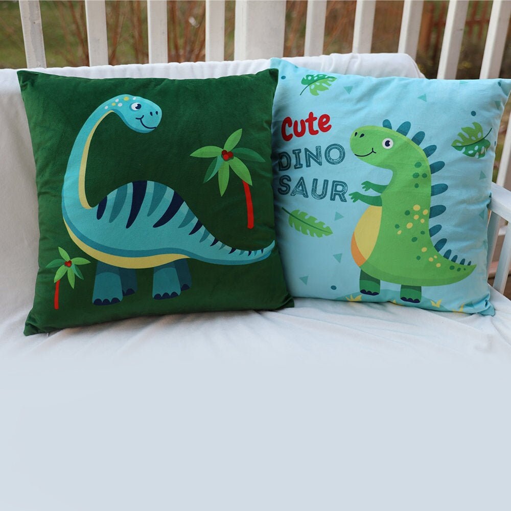 dinosaur throw pillow