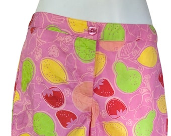 Lilly Pulitzer Capri Pants Multicolored Sz 0 Wmn's  NWOT Vintage Authentic