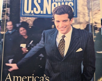 Revista de noticias de EE. UU. 2 de agosto de 1999 John F.Kennedy, Jr Despedida de las Américas