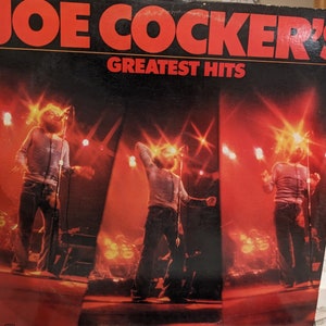 Vintage Joe Cockers Greatest Hits LP Album 1977