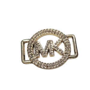 Vintage Michael Kors Logo Belt Buckle Gold Tone 1 1/4&quot; Authentic
