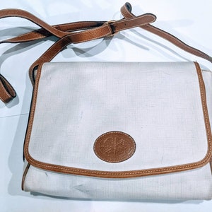 TULLIO ZEPPONI  Shoulder Bag Beige Italy Vintage Authentic Vintage