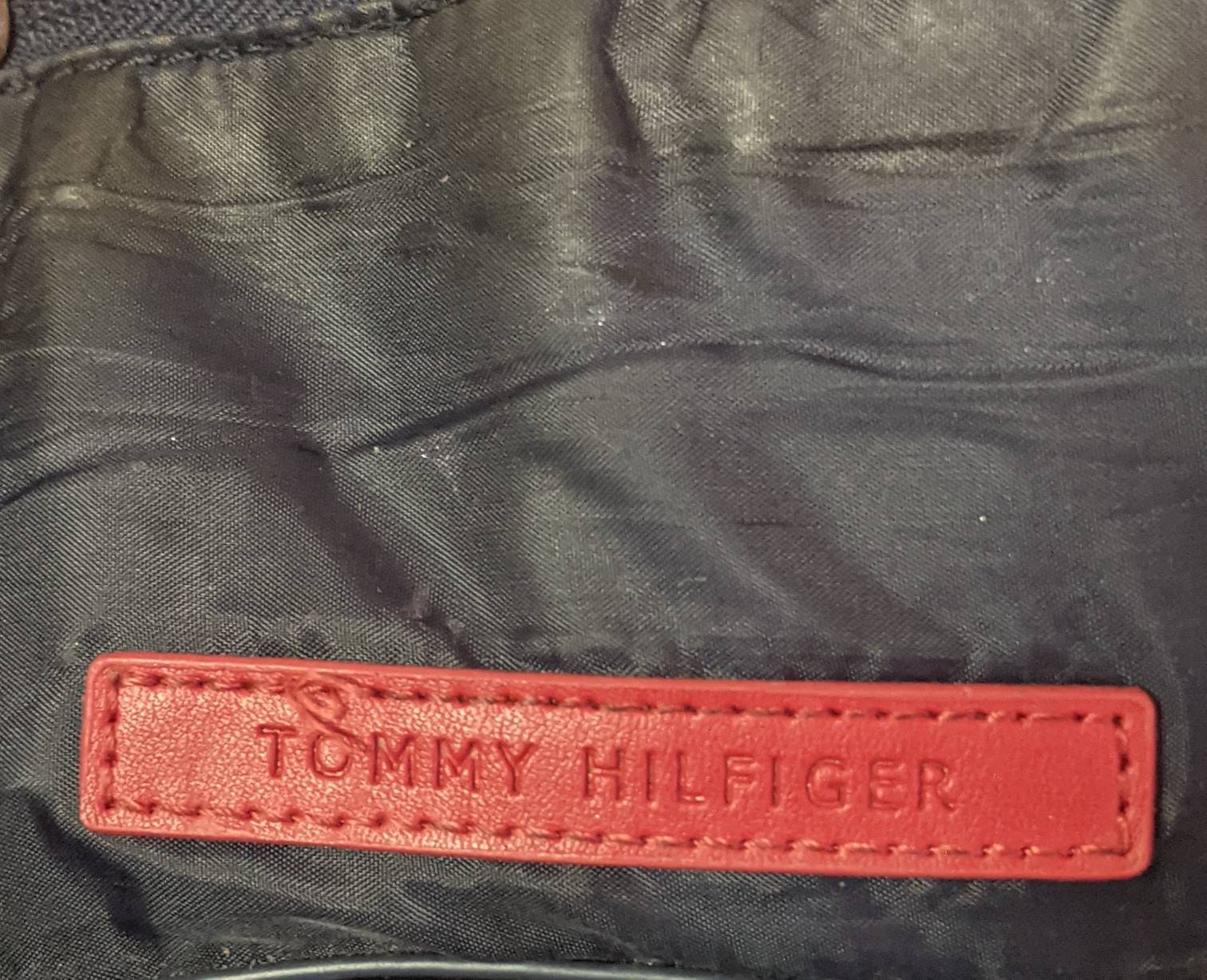 Tommy Hilfiger Handtasche Tote Logo Navy Blau Vintage Authentisch Etsy