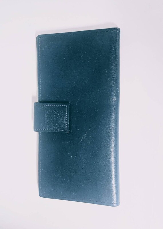 Anne Klein by St. Thomas Wallet TurquoiseLeather … - image 7