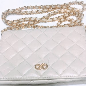 Bolso bandolera vintage de cuero acolchado Koret