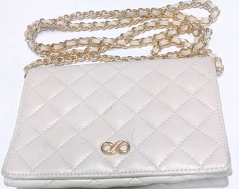 Vintage Crossbody Handbag Quilted Leather Purse Koret