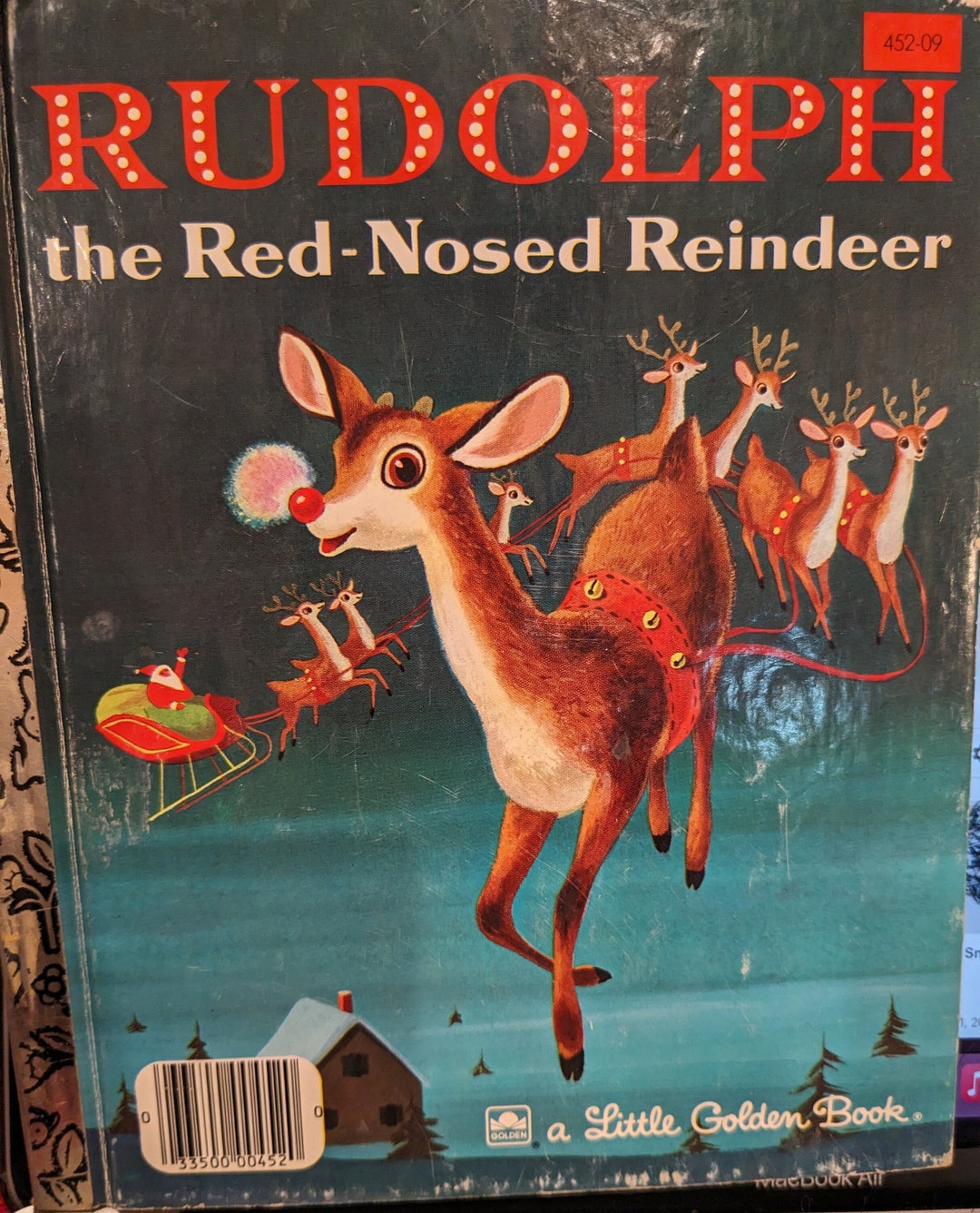 Rudolph the Red-nosed Reindeer Little Golden Book 1958 Vintage - Etsy