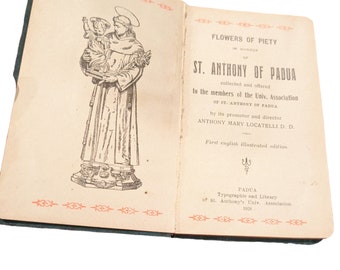 Flowers of Piety in Honour of St. Anthony of Padua 1928