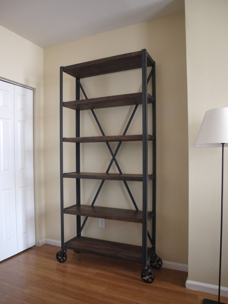 Engineers Industrial Bookcase Shelf Shelving Vintage Etsy