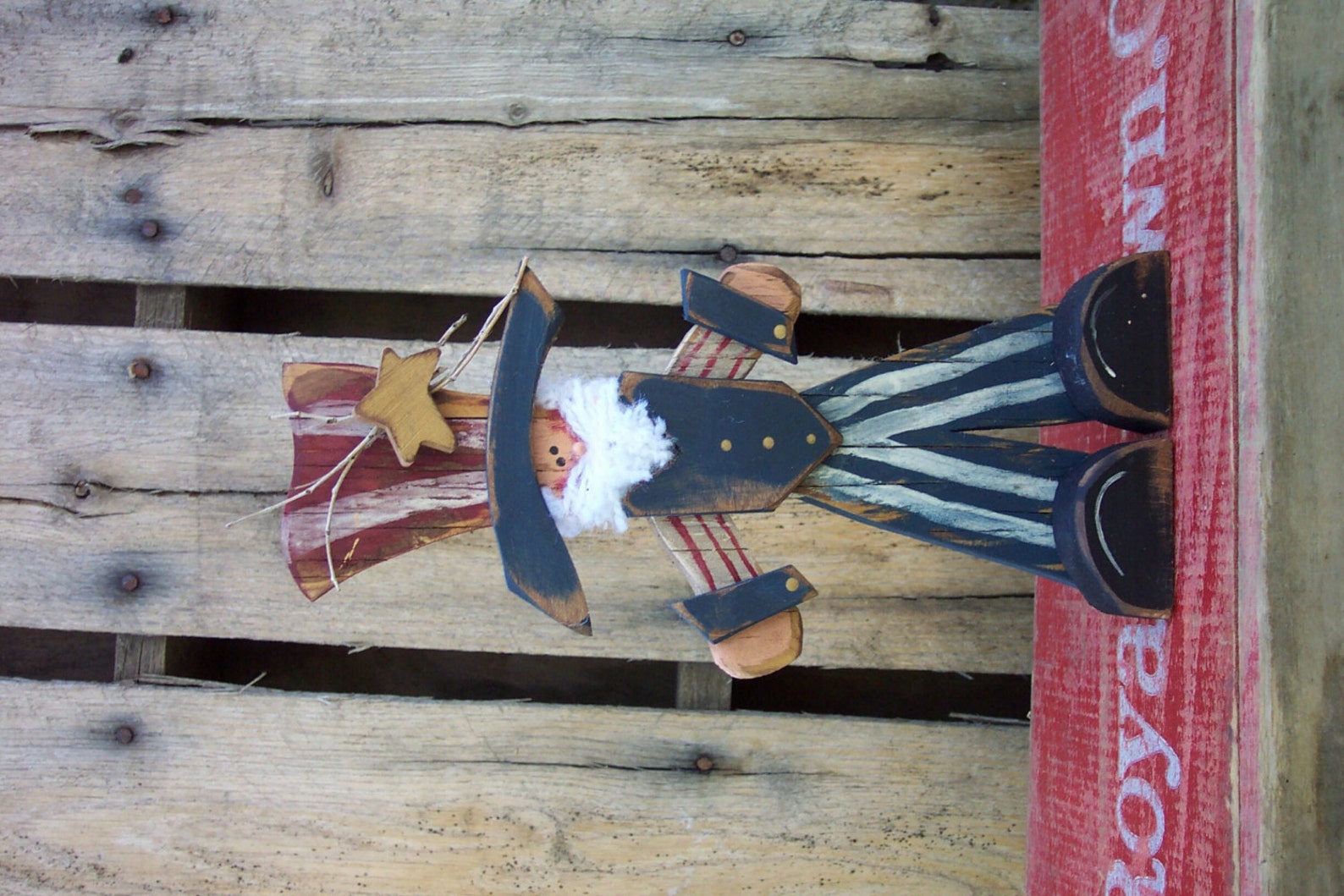 Uncle Sam Rustic Wood Craft Pattern for the 4th of July Etsy