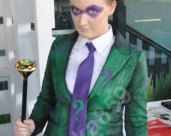 riddler dress shirt Batman 2022 Riddler Cosplay T-Shirt MensCompressionShirt