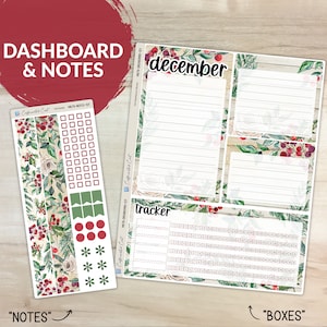 Dashboard and Notes Kit - Christmas Berry [ BK-121 ]