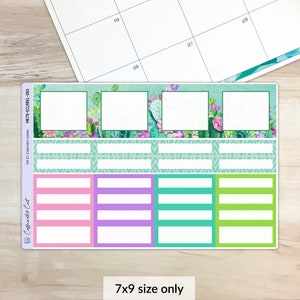 Calendar Event Boxes - Colorful Cacti [ MK-065 ]