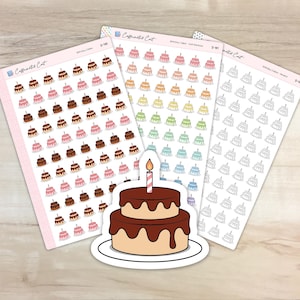 Cake Doodle Icon Stickers