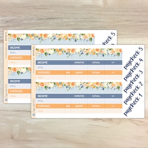 Paycheck Budget Kit - Sommergarten [ BK-072 ]