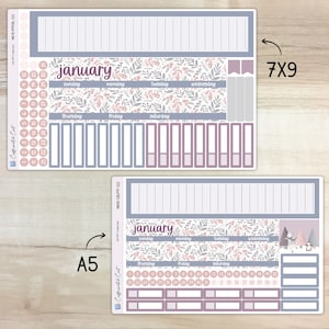 Kit de calendario para planificadores PLUM PAPER Polar Berry MK-222 imagen 2