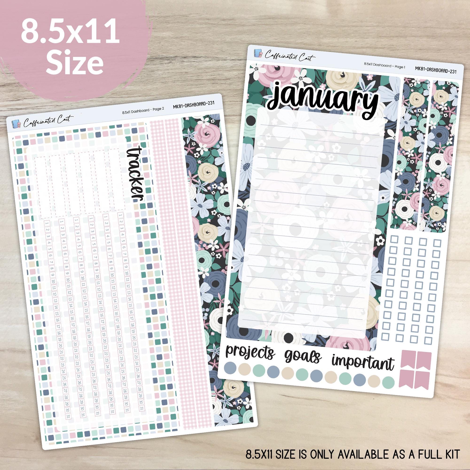 Dashboard and Notes Kit - Cold Outside [ BK-231 ] - Etsy