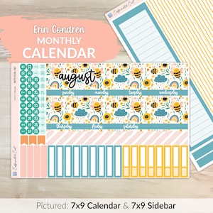 Calendar Kit for ERIN CONDREN Planners - Bumble [ MK-087 ]