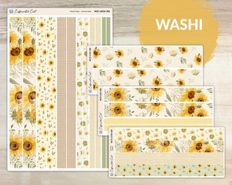 Washi Strips - Cottage Sunflower [ WK-088 ]
