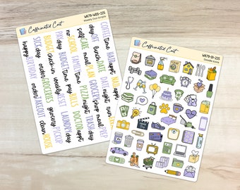 Doodle Icons and Scripts - Wildflowers [ WK-225 ]