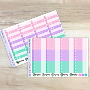 Bill Due Stickers - Colorful Cacti [ BK-065 ]