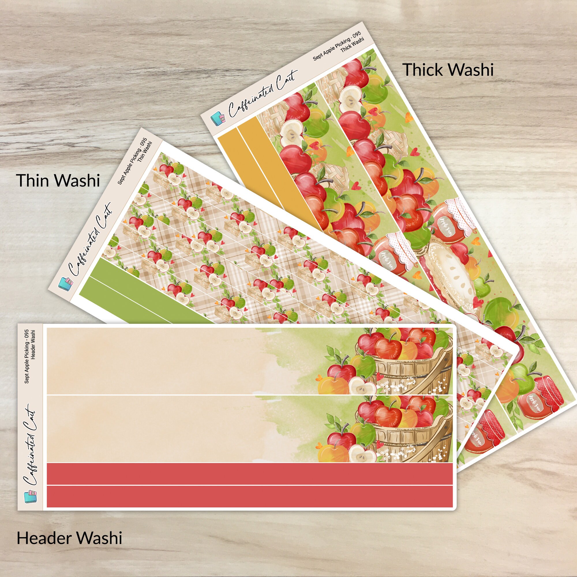 Washi Strips - September Apple Picking [ WK-095 ]