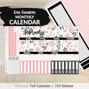 Calendar Kit for ERIN CONDREN Planners - Flirt [ MK-202 ]