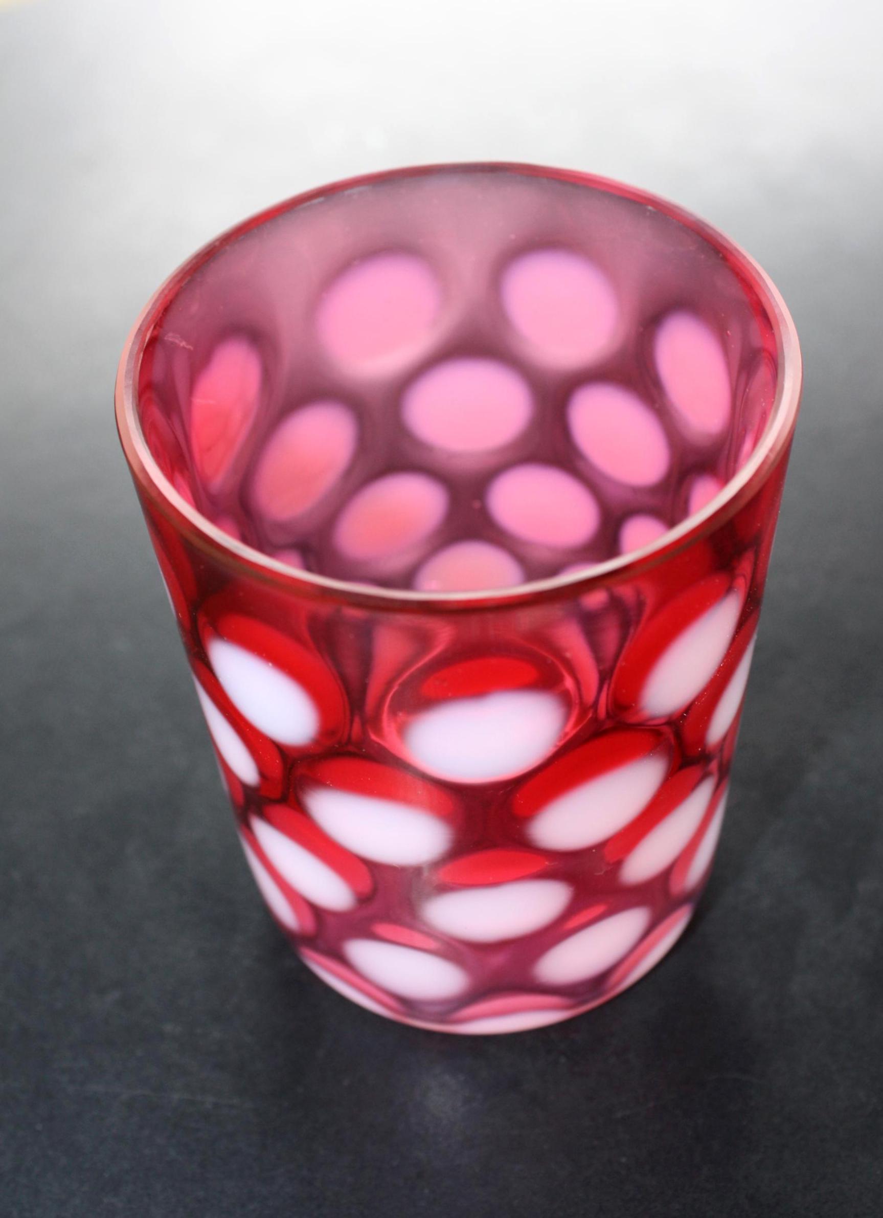 Fenton Pink Coin Dot - Etsy