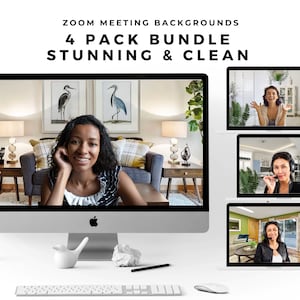 Imagen de fondo virtual de Zoom, Fondo de reunión de Zoom, Fondo de oficina, Fondo virtual de Webex, Reuniones virtuales profesionales