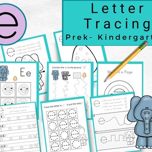 Preschool Worksheets, Tracing Letter e Worksheets, Alphabet Tracing Worksheets, Alphabet Tracing Printables, Handwriting Practice, Education