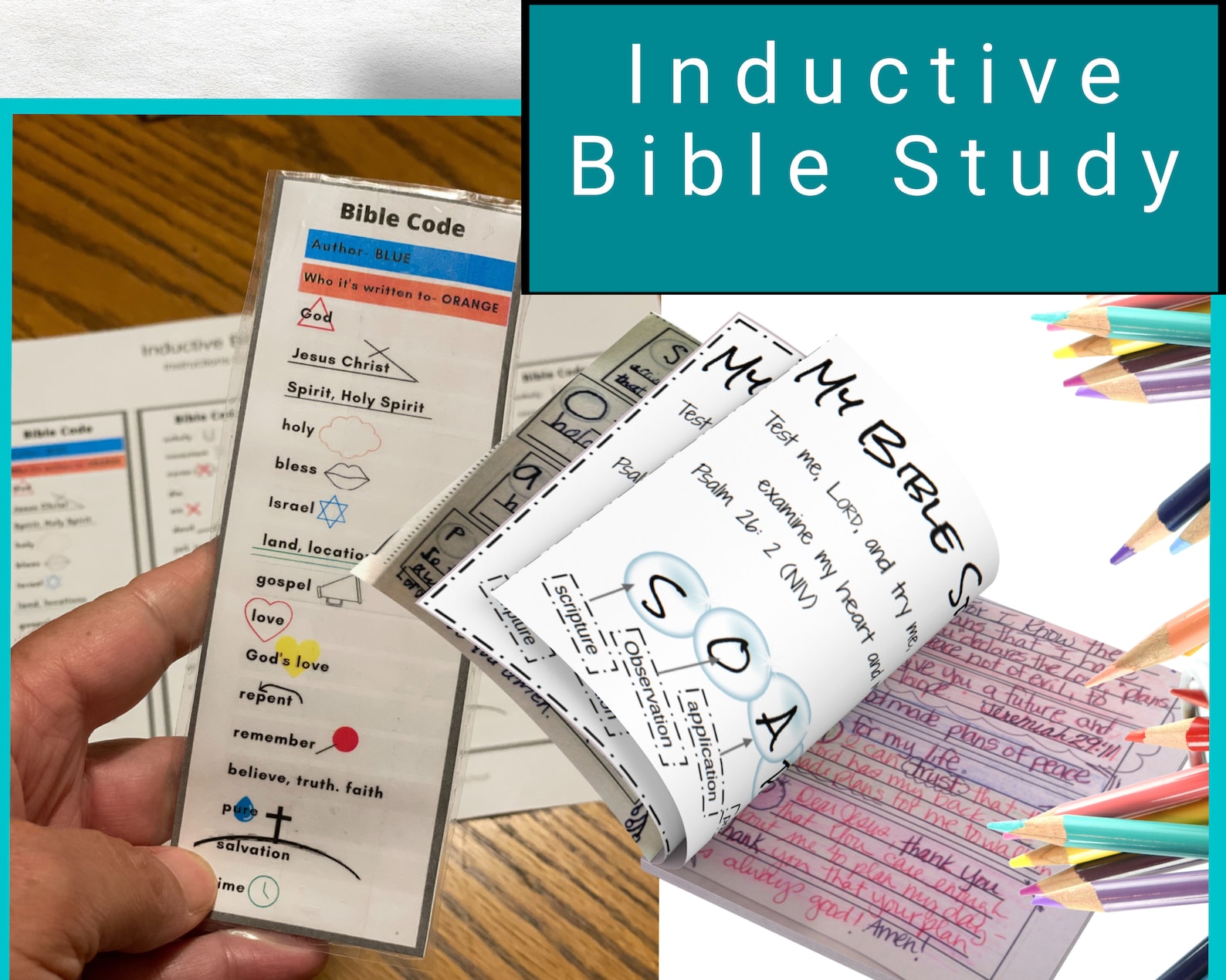 Bible Color Code, Inductive Bible Study, Sunday School Lessons for Kids ...