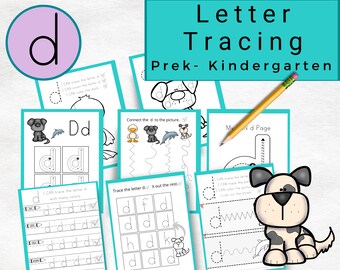 kindergarten handwriting practice tracing lowercase letters etsy