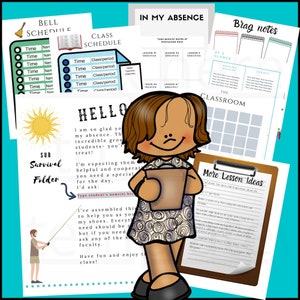 Teacher Templates: Substitute Folder