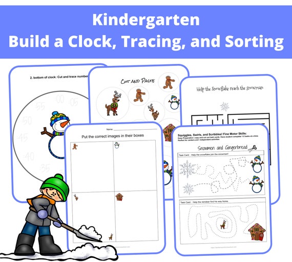 kindergarten worksheets fine motor skills for preschool fun etsy