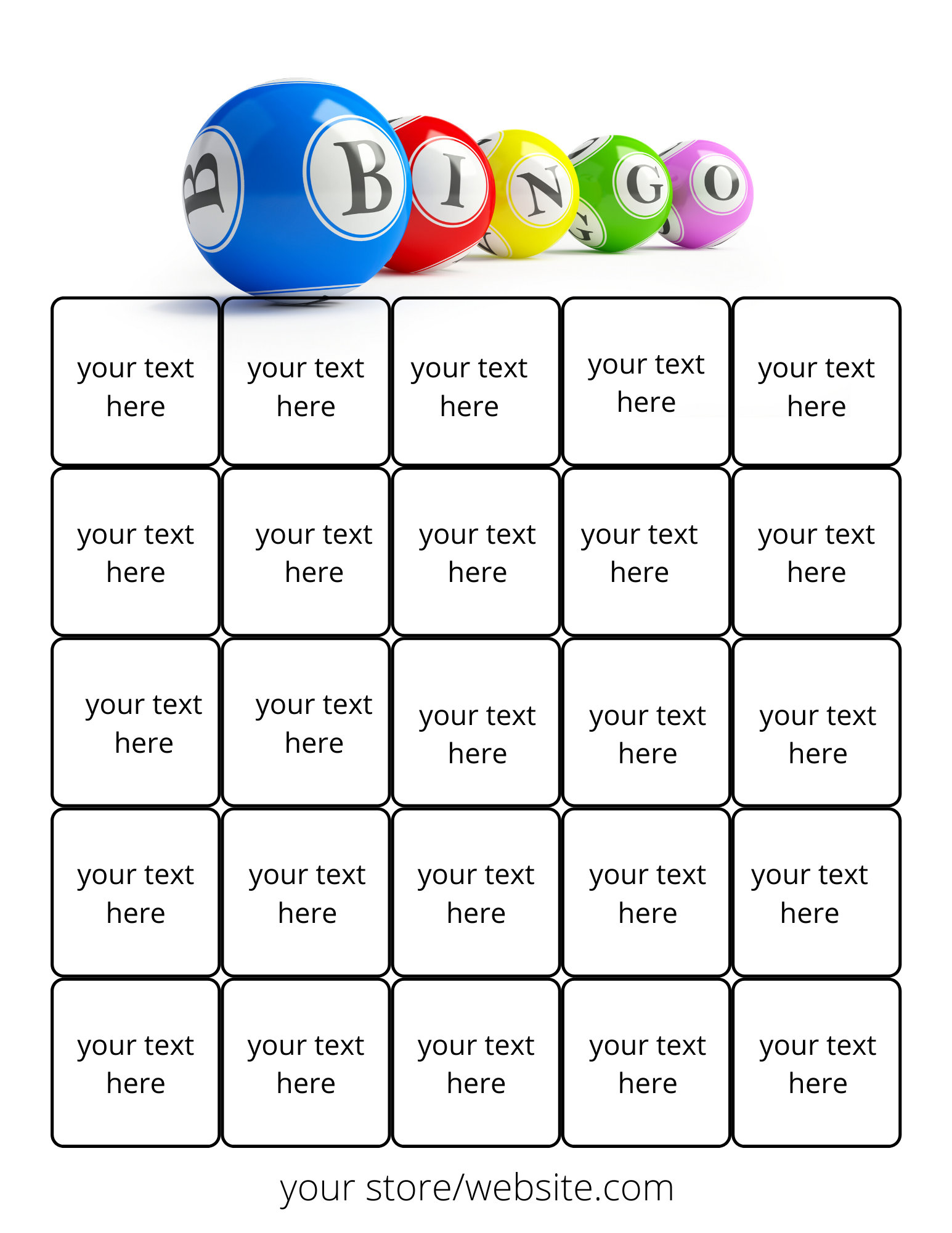 Templates for Teachers: Bingo Game Templates How to Create a Worksheet ...
