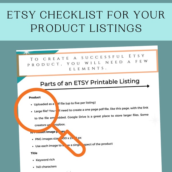 Etsy listing, What Can I Make to Sell on Etsy, 40 Free Etsy Listings