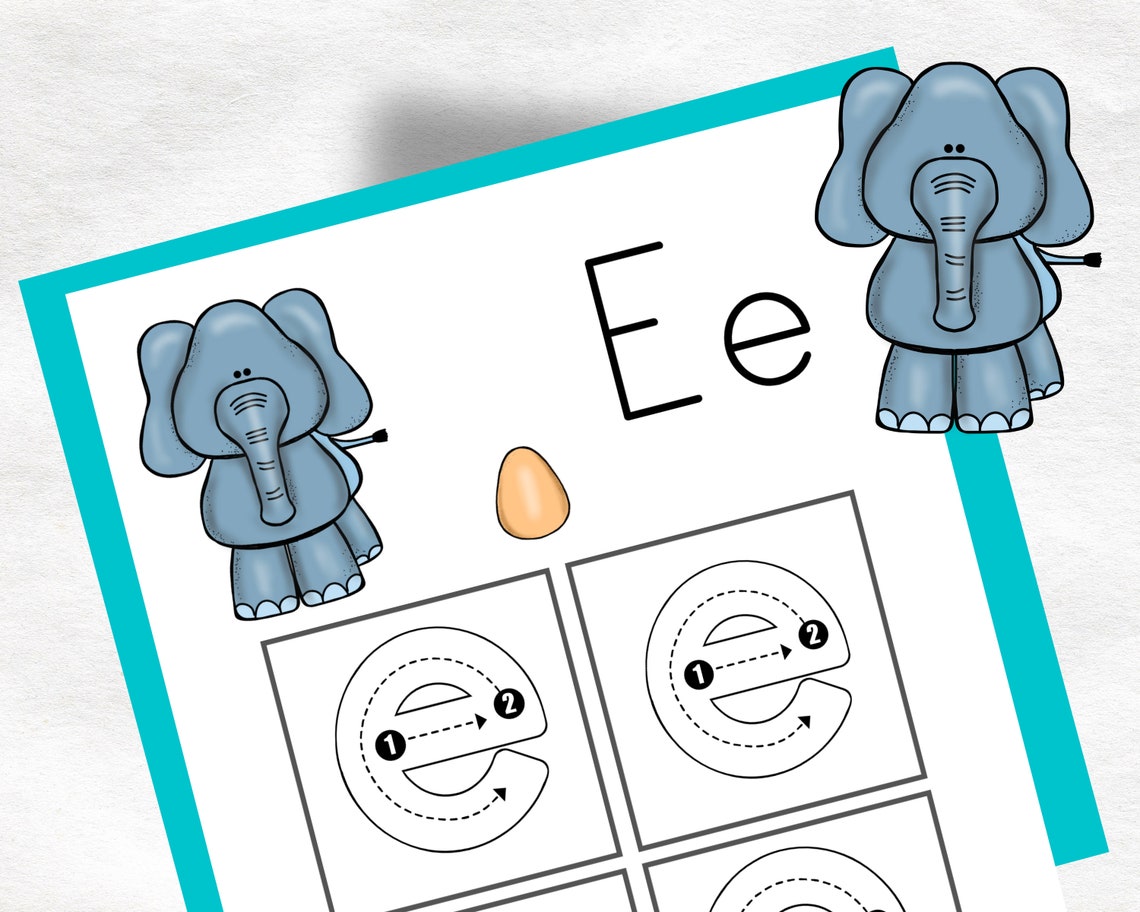 Preschool Worksheets Tracing Letter E Worksheets Alphabet Etsy Espa a Preschool worksheets tracing letter e worksheets alphabet etsy espa a