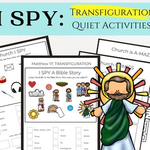 May include: A printable worksheet for children to complete as a quiet activity. The worksheet features a black and white illustration of Jesus with a halo and rays of light. The text "Church is A-Mazing" is at the top of the page. The worksheet also includes a maze and a word search.